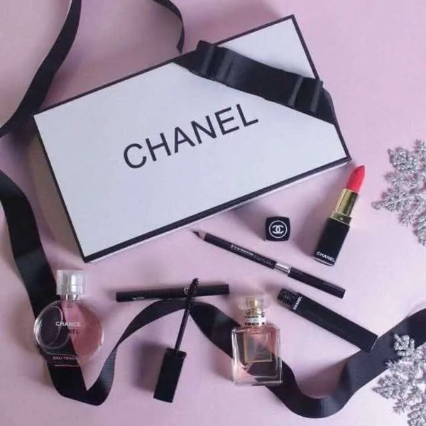 Chanel perfume and makeup on sale set