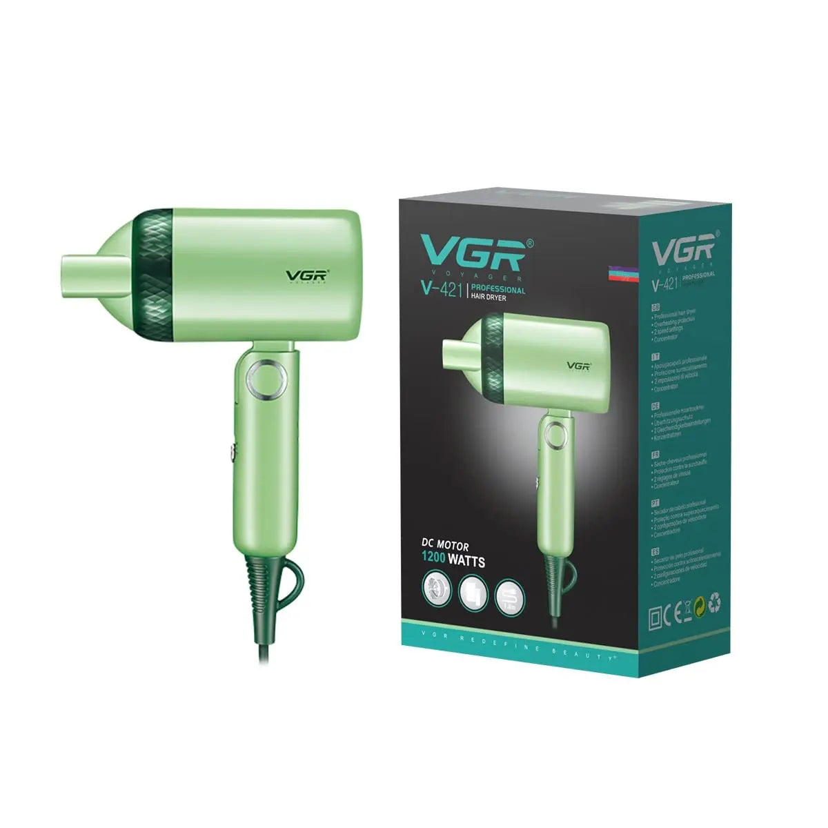 vgr-professional-foldable-hair-dryer-1200w-dc-motor-2-speed-bagallery