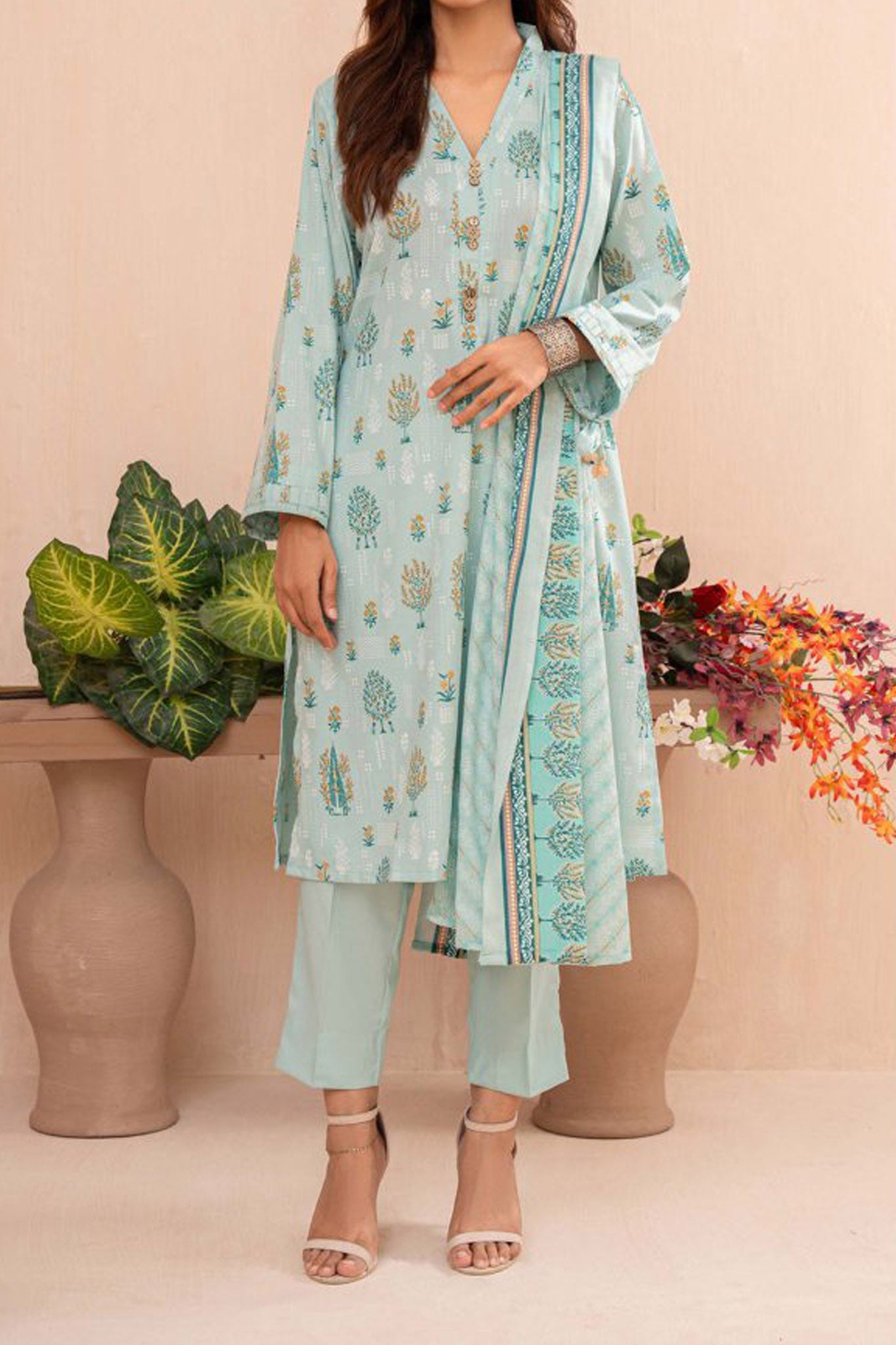 Everyday Essentials 2 Pc Co Ords Vol 04 By Amna Khadija - Design 01 main image 0
