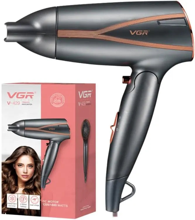 vgr-foldable-hair-dryer-1200-1600w-dc-motor-dual-voltage-2-speed-set