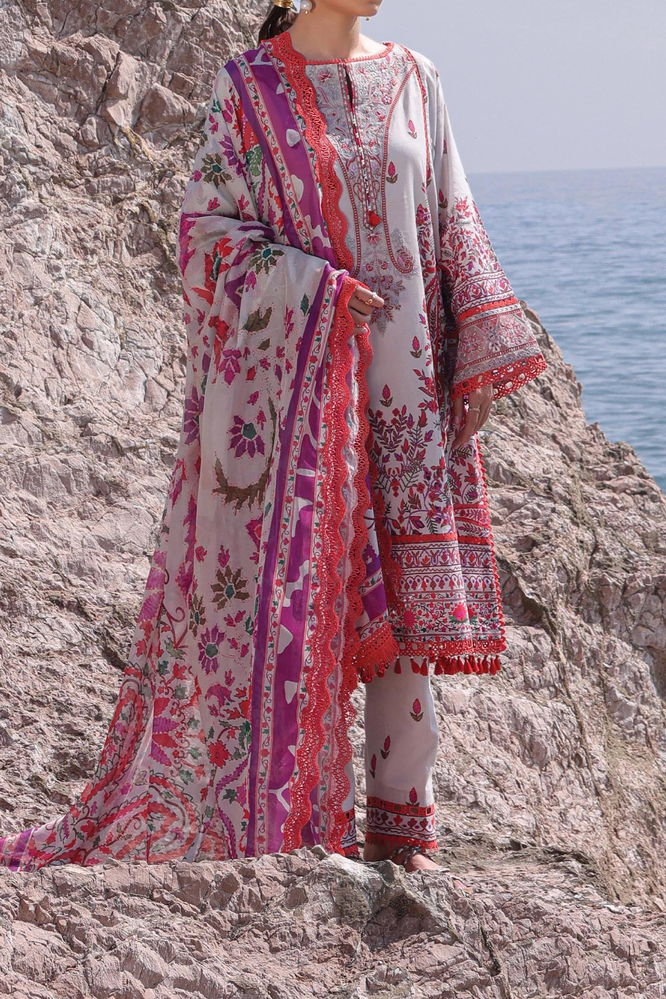 Ayzel Summer Dream Unstitched Lawn Vol 01 - AZL-V1-02 IRIS