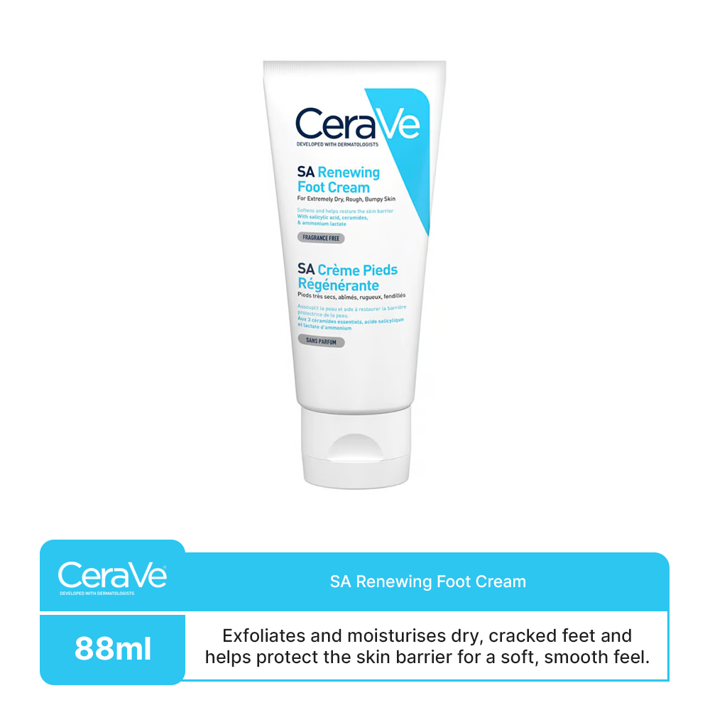 CeraVe- SA Renewing Foot Cream 88ml – Bagallery