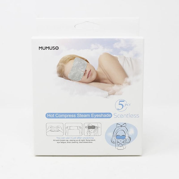 Mumuso Hot Compress Steam Eyeshade Scentless, 5 Pcs Bagallery