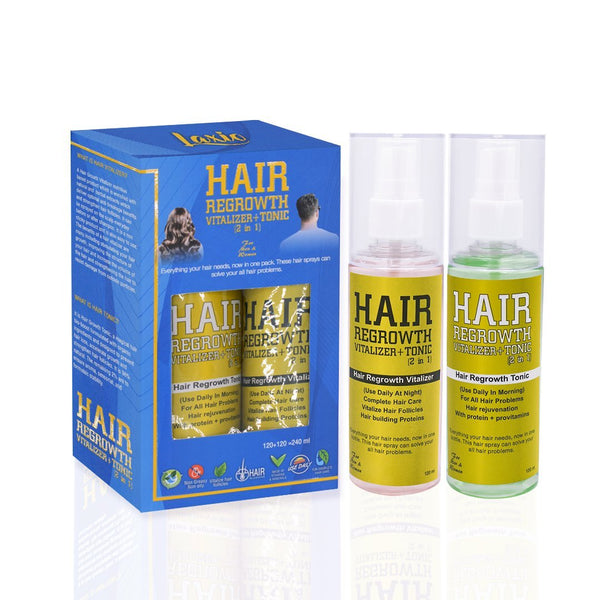 Laxio Hair Regrowth Tonic Vitalizer + Tonic Bagallery