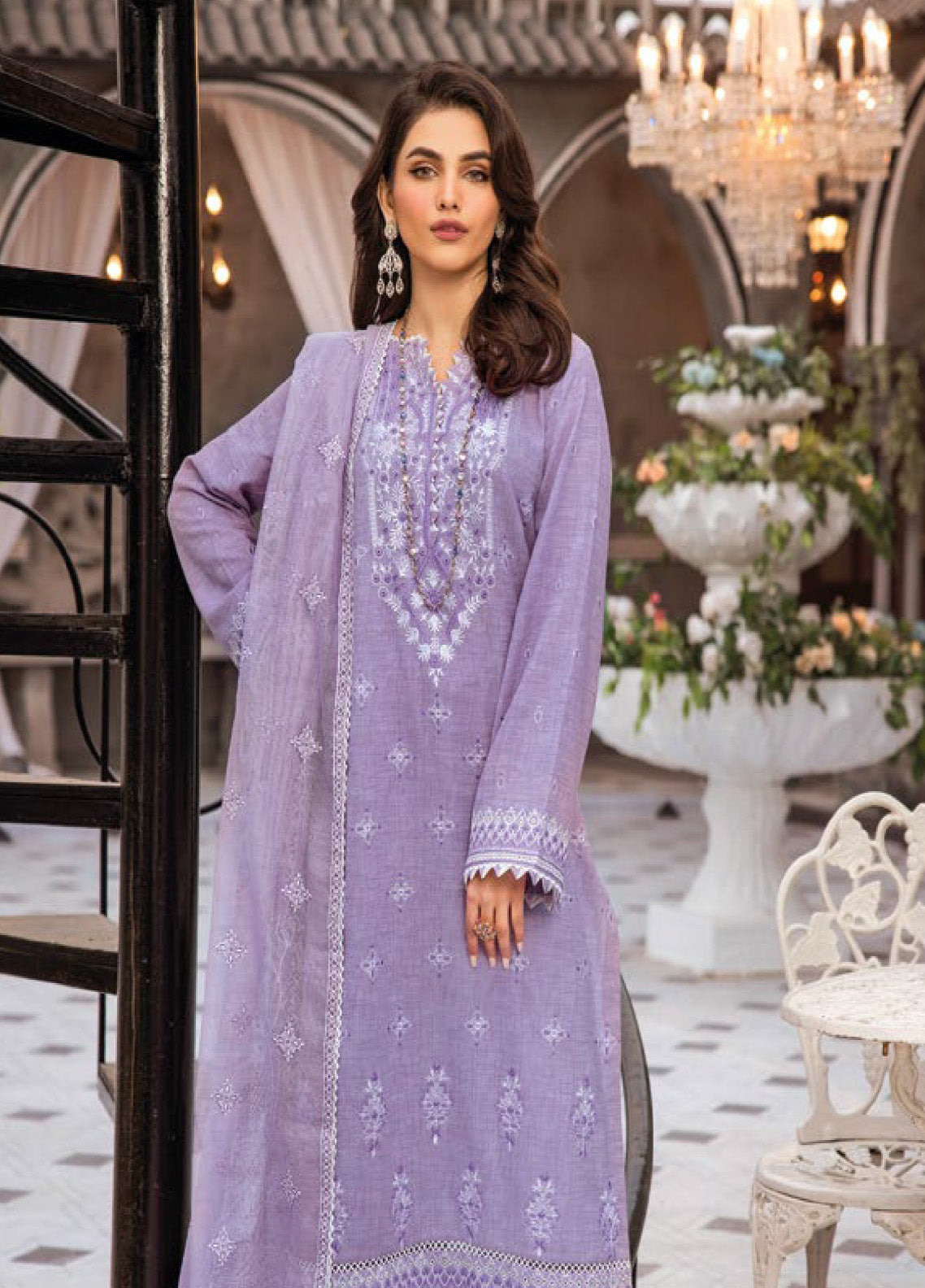 Gul Ahmed Embroidered Jacquard Suits Unstitched 3 Piece GA21S PM 383 - Summer Collection