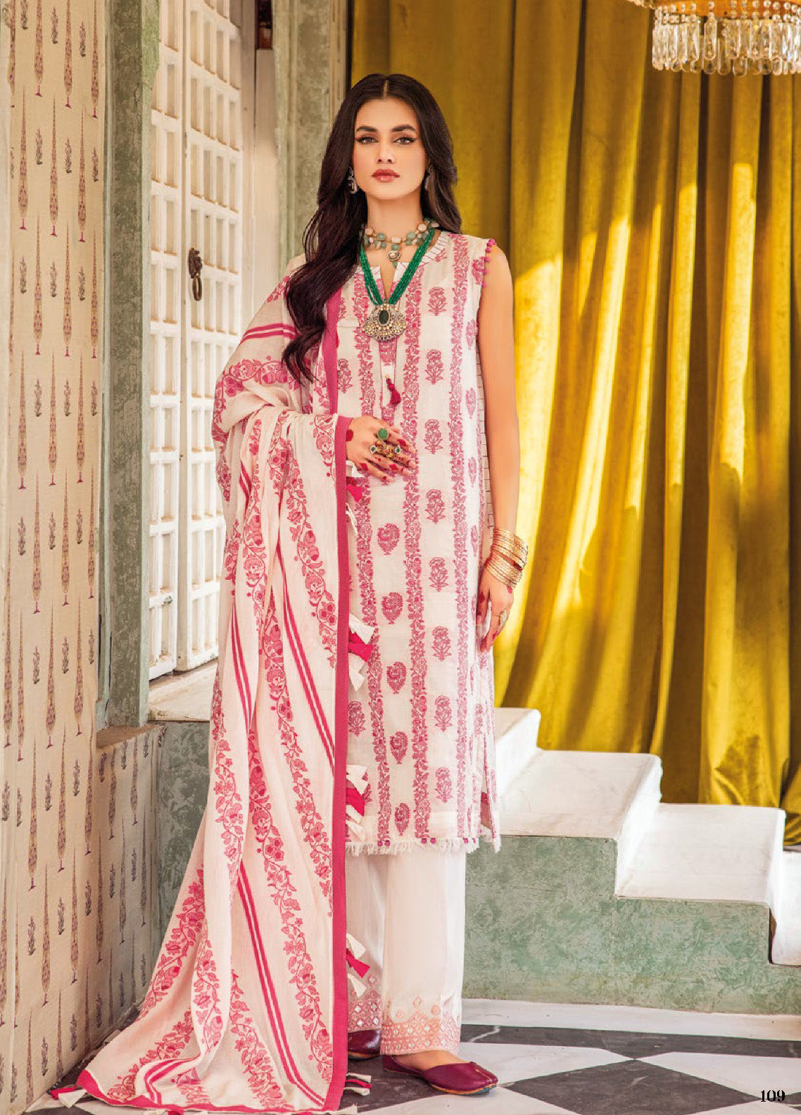The Magic Of Luxury Fashion By Gul Ahmed Embroidered Jacquard Unstitch ...
