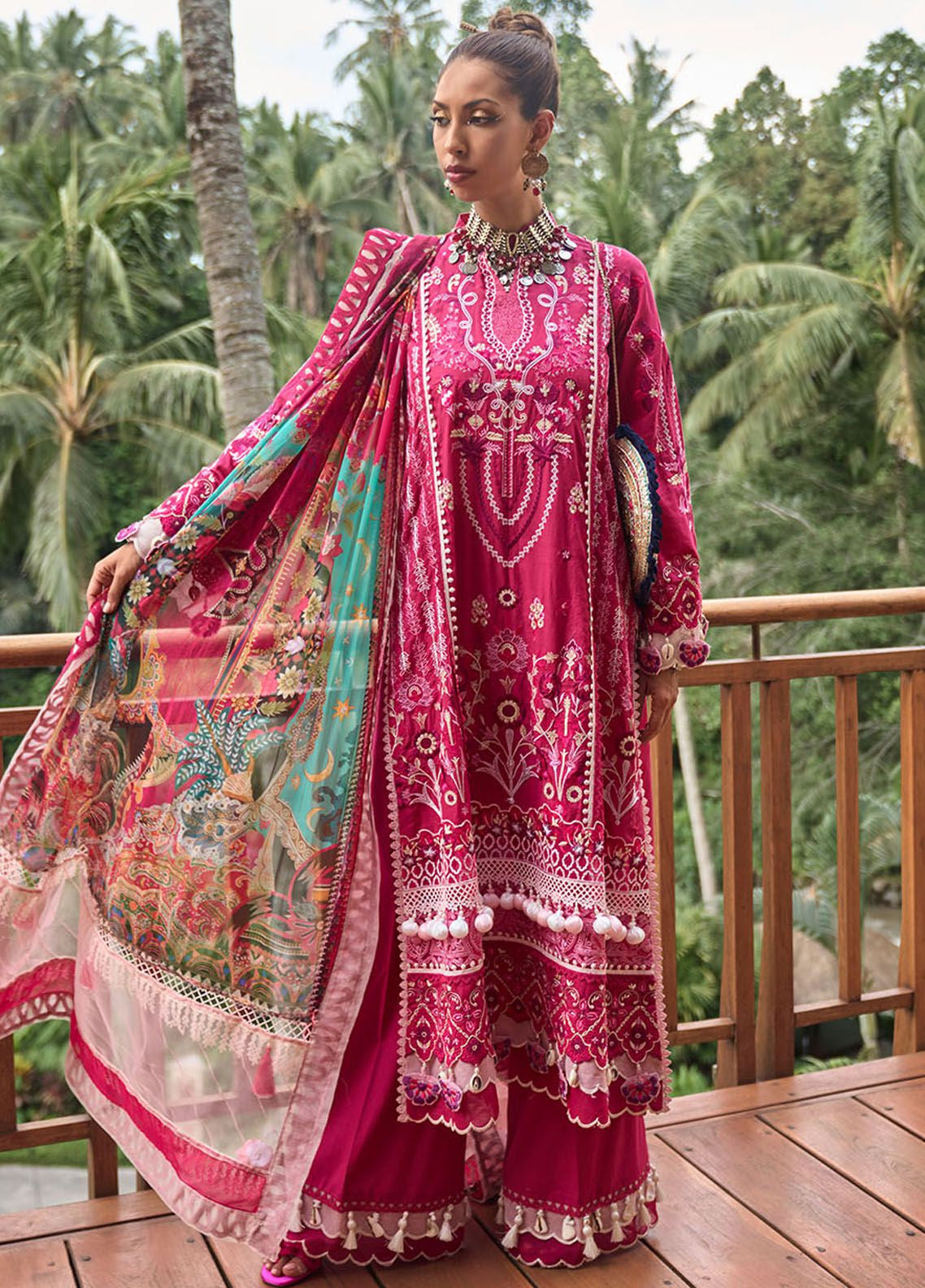 Jhankar By Zohan Ateeq Pret Embroidered Chiffon 3 Piece Suit Alina