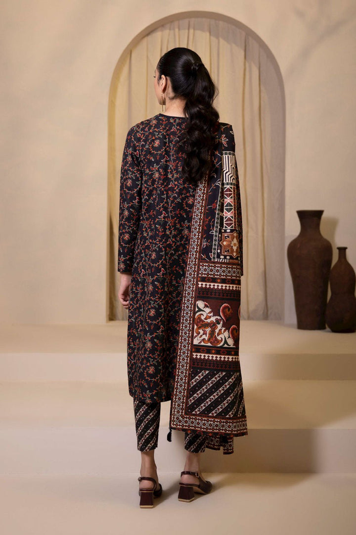 Sapphire- 3 Piece - Printed Khaddar Suit