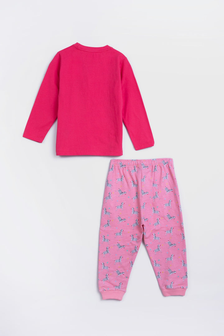 Sapphire Night Suit Set Pink