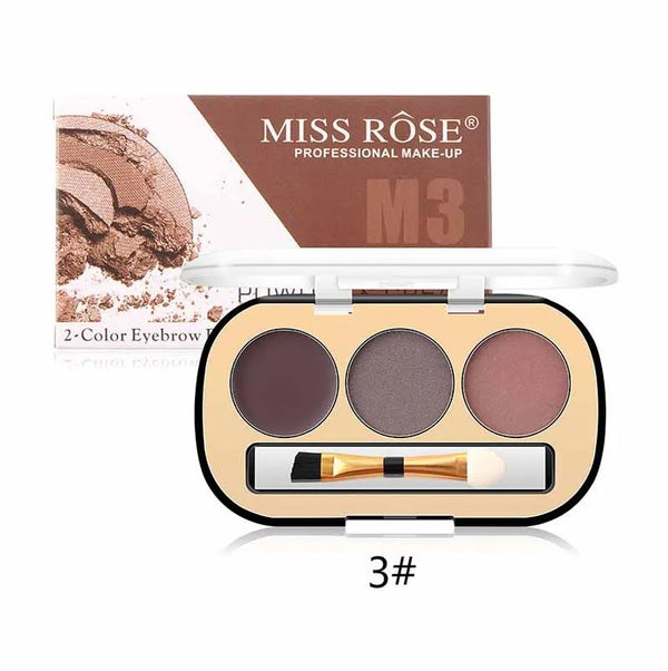 Miss Rose - 3-Color Long-lasting waterproof Eyebrow Powder-03