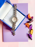 The Original - Ladies/Women Premium watch Wrist Watches 2-Silver Dial Gift Set Box