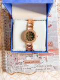 The Original - Ladies/Women Watch Premium Wrist Watches 4-Black Dial Gift Set Box