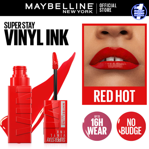 Maybelline New York - Super Stay®Vinyl Ink Longwear Liquid Lipcolor - Redhot