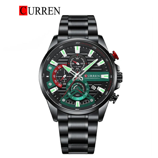 CURREN -  Original Brand Stainless Steel Band Wrist Watch For Men-8415-01