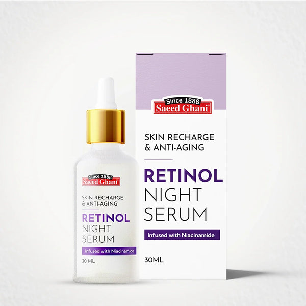 Saeed Ghani - Retinol Skin Recharge & Anti-Aging Night Serum - 30ml