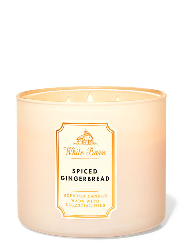 Bath & Body Works - Spiced Gingerbread 3 Wick Candles 414gms