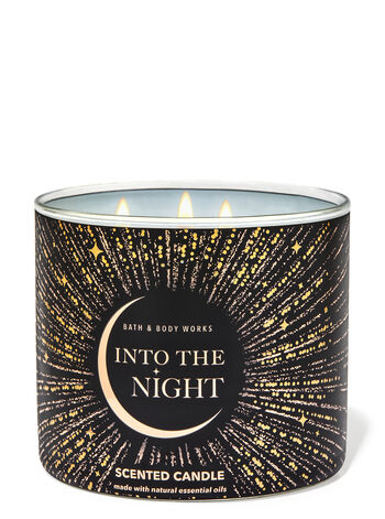 Bath & Body Works - Into the Night - Watni 3 Wick Candles 414gms