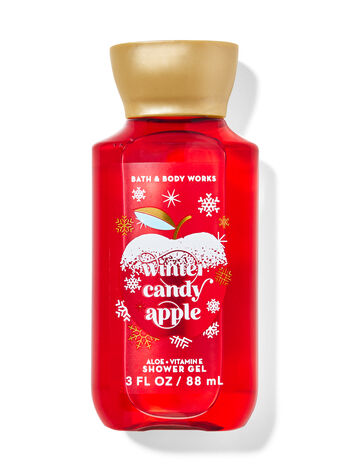 Bath & Body Works - Winter Candy Apple Travel Size Shower Gels 75ml