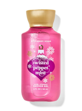 Bath & Body Works - Twisted Peppermint Travel Size Shower Gels 75ml