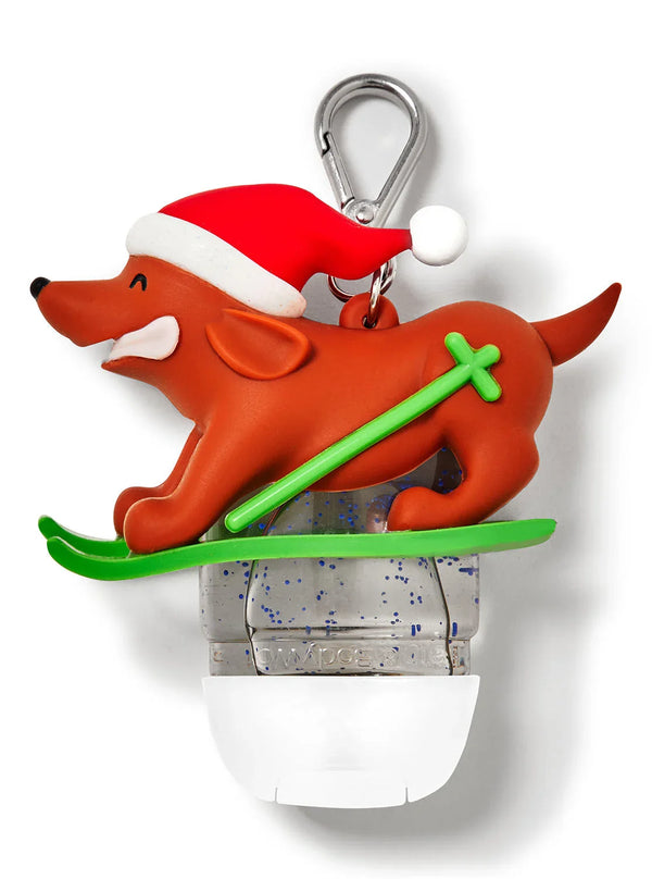 Bath & Body Works - Skiing Dog Sanitizer Holders