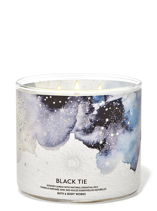 Bath & Body Works - Black Tie 3 Wick Candles 414gms