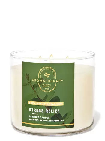 Bath & Body Works - Euclyptus Spearmint 3 Wick Candles 414gms