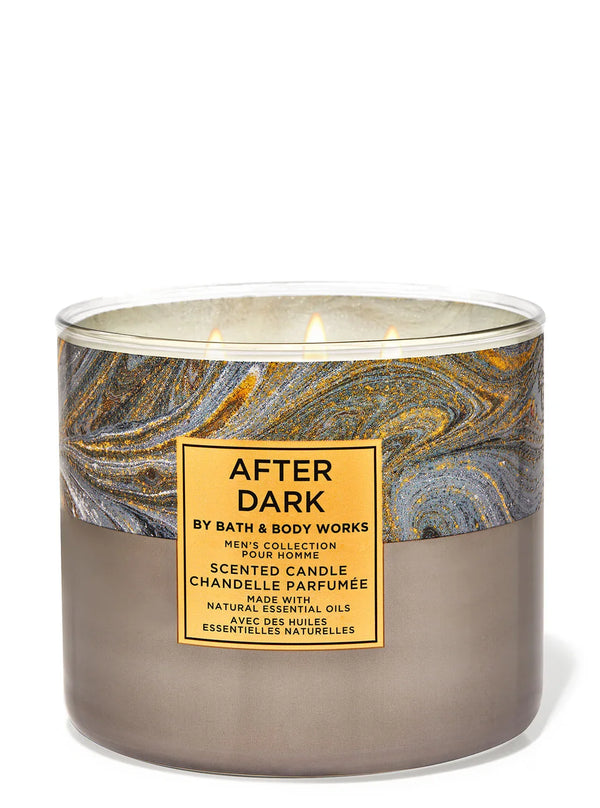 Bath & Body Works - After Dark 3 Wick Candles 414gms