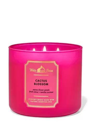 Bath & Body Works - Cactus Blossom 3 Wick Candles 414gms