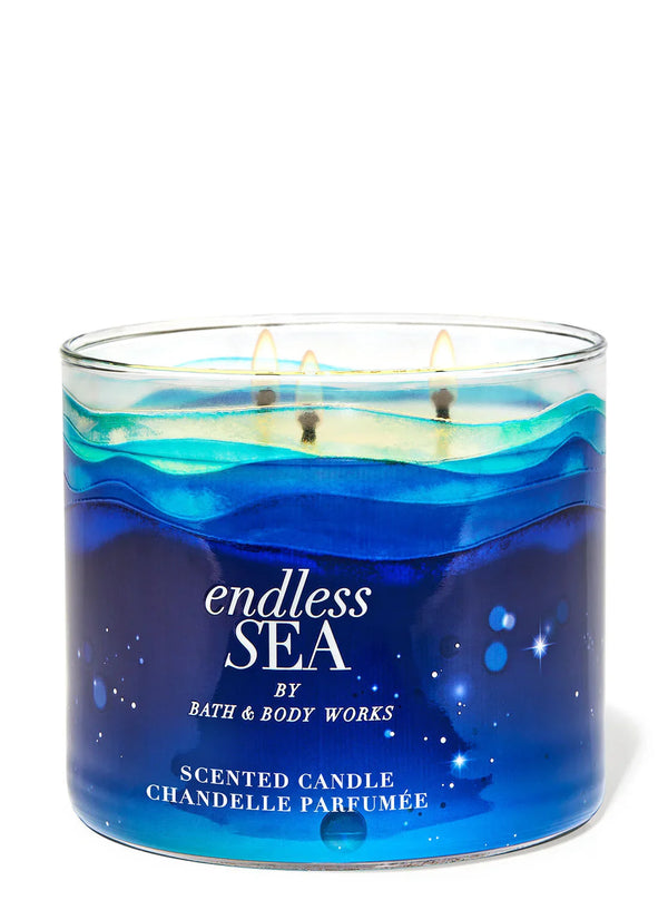 Bath & Body Works - Endless Sea 3 Wick Candles 414gms