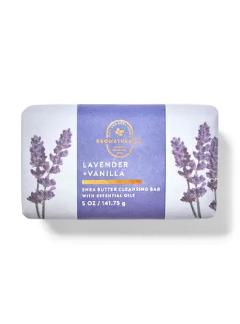 Bath & Body Works - Levendar Vanilla Shea Butter Cleansing Bars 141.75gms