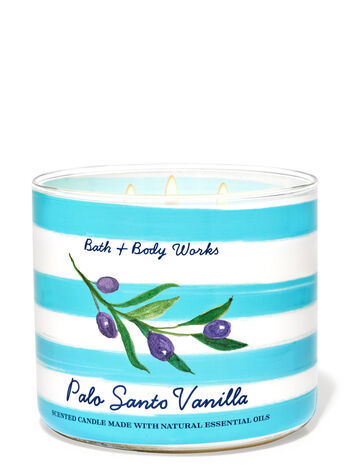 Bath & Body Works - Palo Santo 3 Wick Candles 414gms