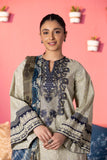 Sapphire - Embroidered Lawn Shirt Sage Green