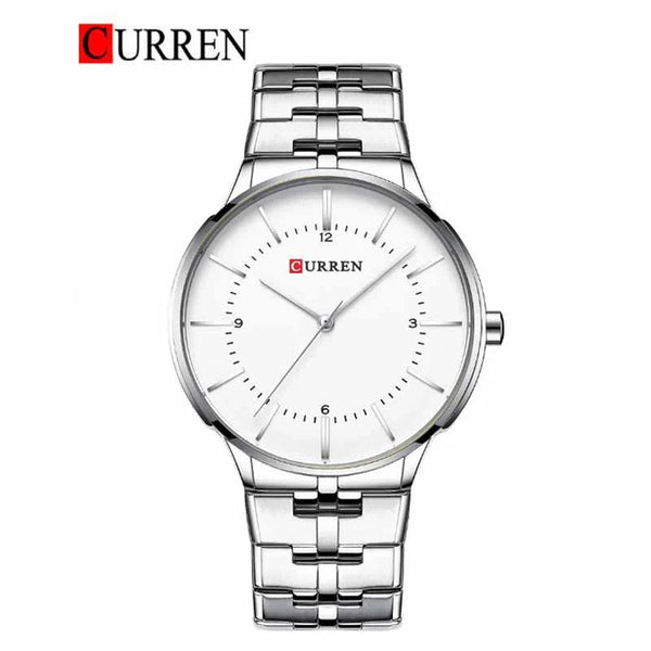 CURREN -  Original Brand Stainless Steel Band Wrist Watch For Men-8321-02