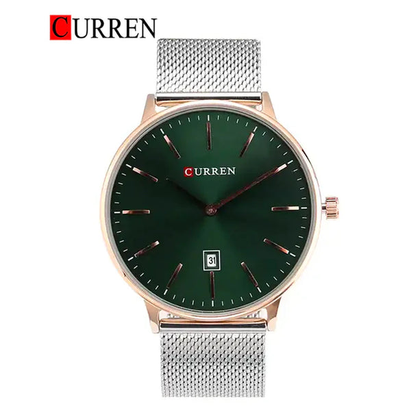 CURREN -  Original Brand Stainless Steel Band Wrist Watch For Men-8302-02