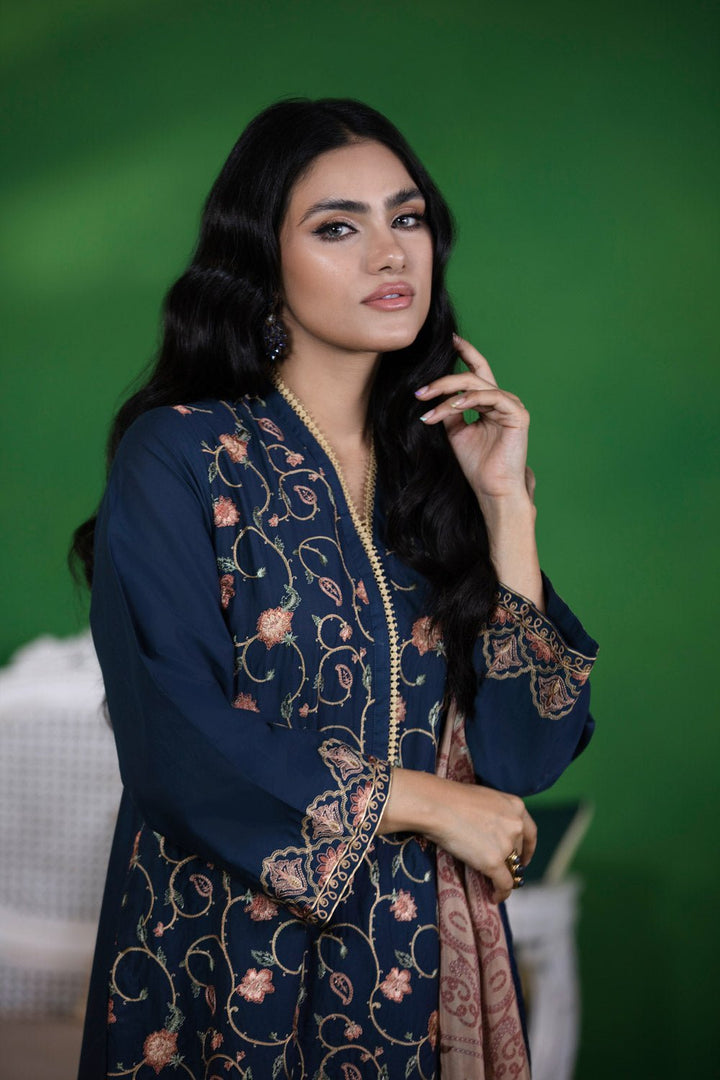 Sapphire-3 Piece - Embroidered Lawn Suit