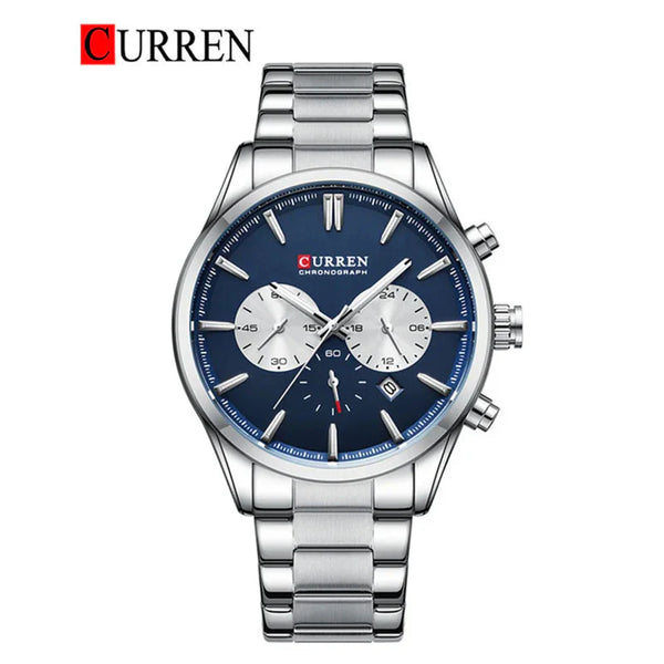 CURREN -  Original Brand Stainless Steel Band Wrist Watch For Men-8446-04