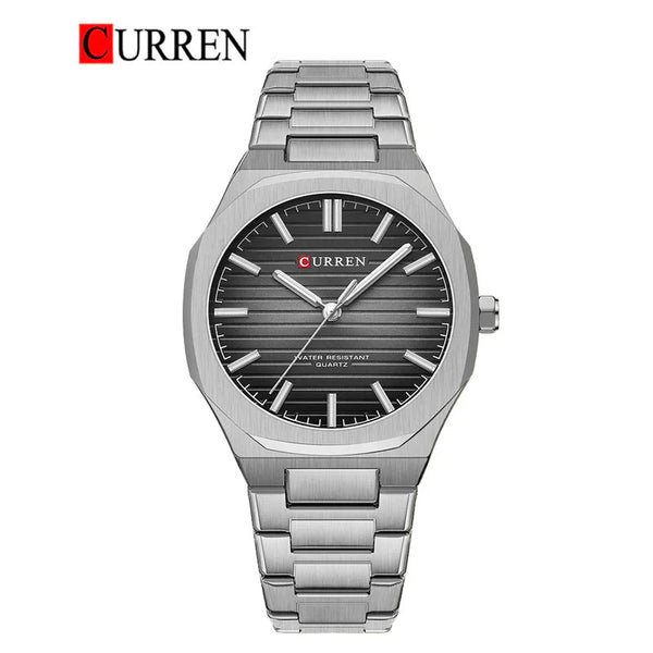 CURREN -  Original Brand Stainless Steel Band Wrist Watch For Men-8456-05