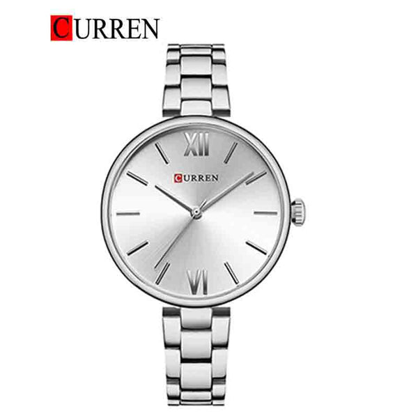 CURREN -  Original Brand Stainless Steel Band Wrist Watch For Women -9017-06