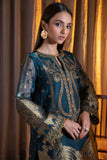 Sapphire- 2 Piece - Embroidered Jacquard Suit