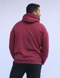 Bodybrics - Bodybrics OverSize Hoodie-Maroon