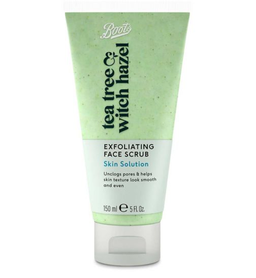 Boots- Tea Tree Witchhazel Exfoliating Facial Scrub