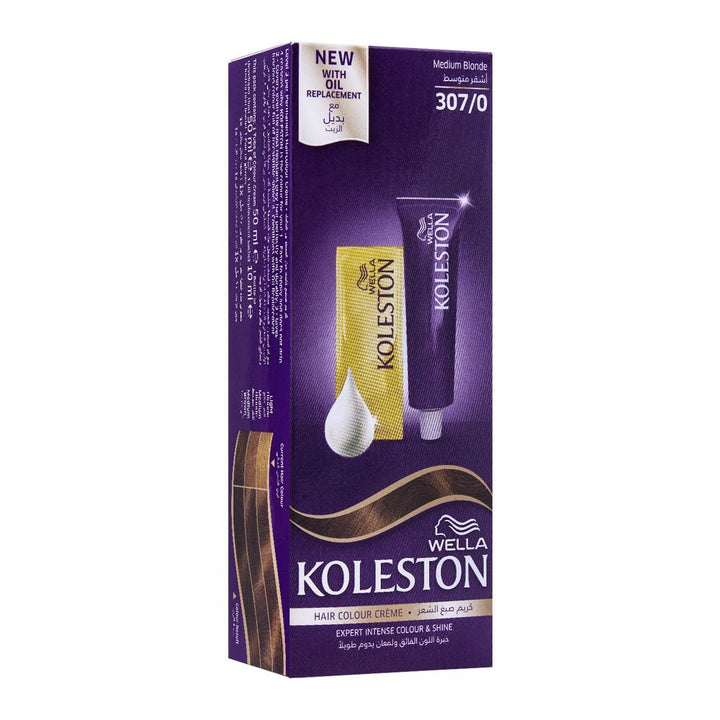 Wella- Koleston Intense Hair Color Cream 307/4 Medium Copper Blonde, by Brands Unlimited PVT priced at #price# | Bagallery Deals