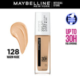 Maybelline New York- Superstay 24H Full Coverage Liquid Foundation - 128 Warm Nude, 30ml
