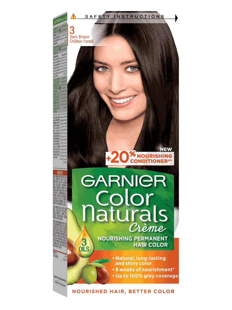 Garnier- Color Naturals 3 Dark Brown Bagallery Deals