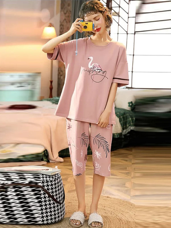 VYBE -  Duck Printed PJ Suit