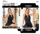 Emerce - Ruselin Transparent Short Lingerie Max Black