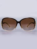 Shein - A Pair Of Women PC Circular Fox Head Sunglasses