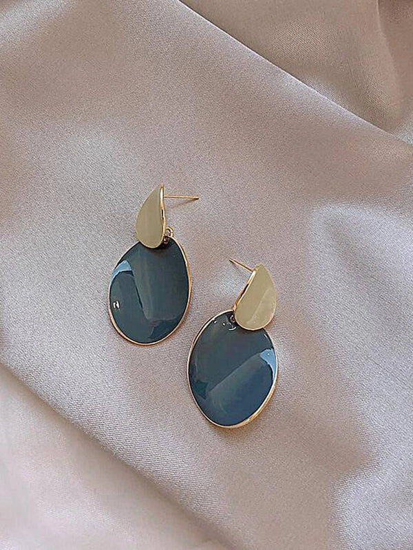 Shein Oval dangling earrings