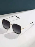 Shein - Square Frame Sunglasses