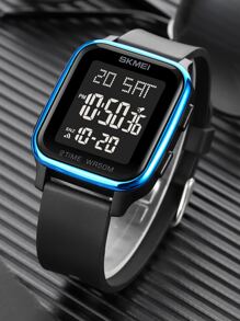 Shein - Men Square Electronic Watch